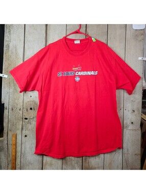 Lee Sport St Louis Cardinals T Shirt Mens 2XL Red MLB Baseball Tee